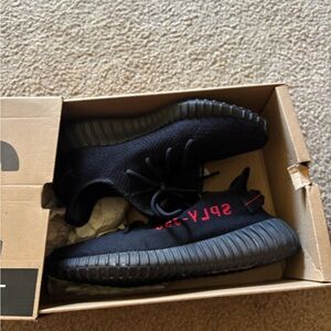 Adidas Yeezy Boost 350 V2 Bred Black Red CP9652 Men’s 10.5